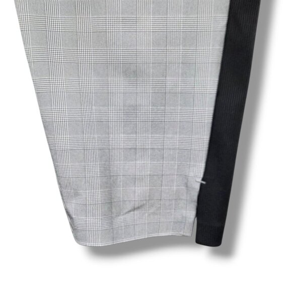 Athleta‎ Brooklyn Mid Rise Ankle Pant Womens 8 Gray Plaid Travel UPF 50 - Picture 5 of 10